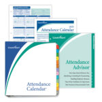 Complyrightdealer | 2025 Attendance Calendar Kit, Pack Of 25 | Attendance Calendar 2025