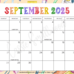 Cute 2025 Free Printable Monthly Calendars   Cassie Smallwood |  Calendar 2025