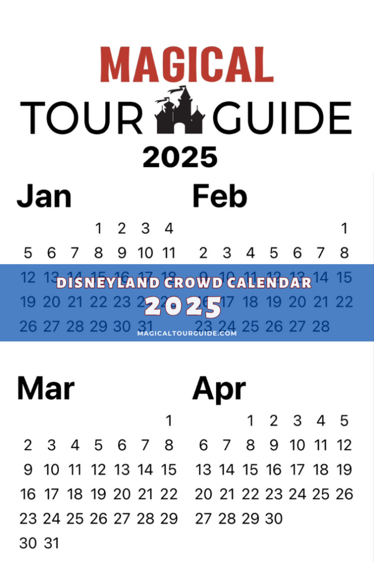 Disney World Attendance Calendar 2025 | Calendar 2025