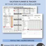 Employee Attendance Calendar 2024 2025 2026 And Beyond Vacation |  Calendar 2025