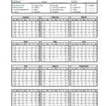 Employee Attendance Calendar | 2025 Employee Attendance Calendar Printable Free Download