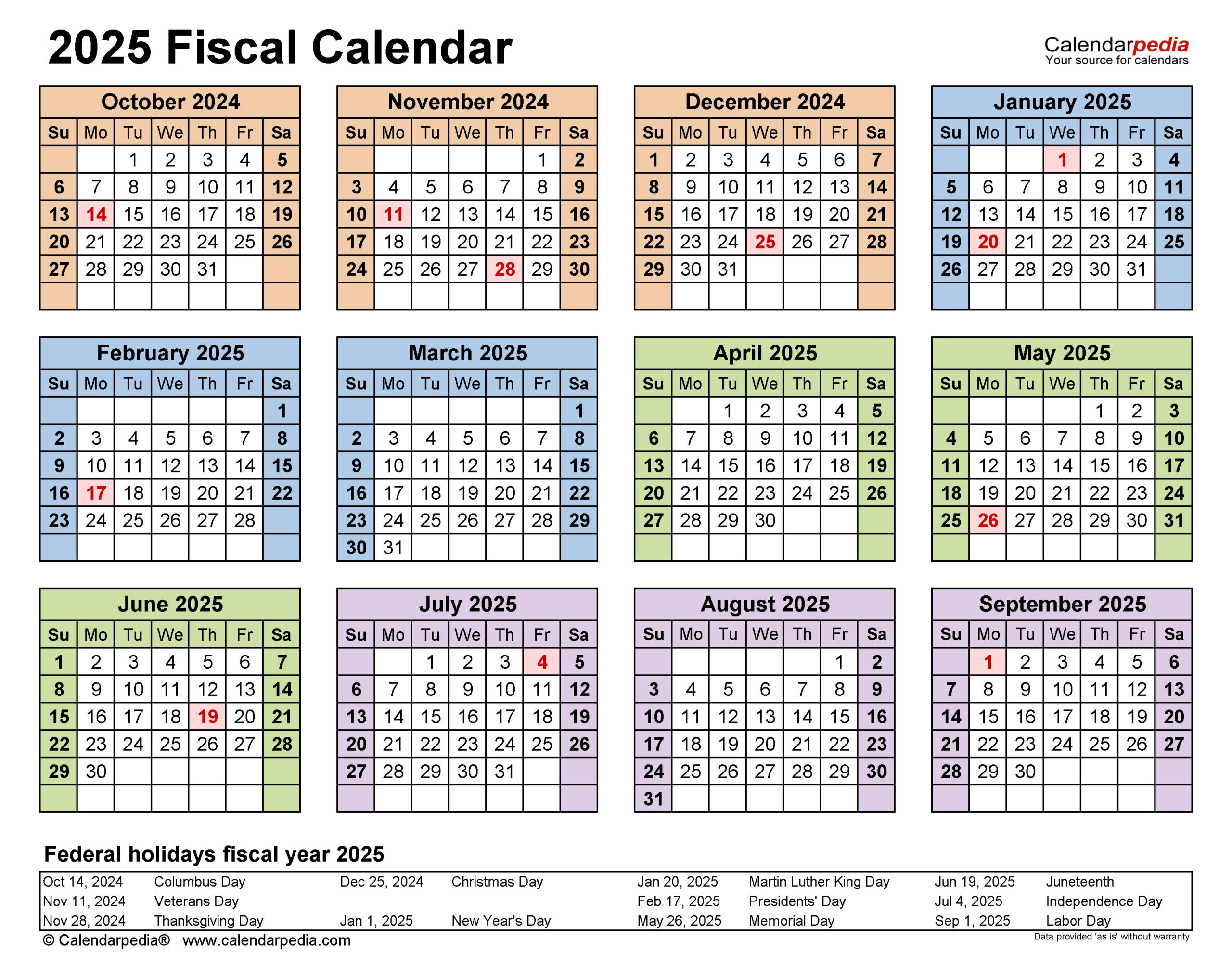 Fiscal Calendars 2025 - Free Printable Excel Templates | Fy 2025 Calendar Printable