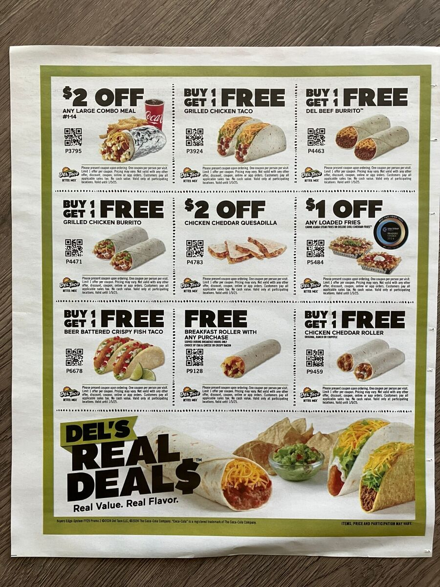 Food &amp;amp; Beverage Coupons For Sale | Ebay | January 2025 Subway Coupons Printable