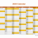 Free Download Printable Calendar 2025, Month In A Column, Half A | Blank Printable Calendar 2025