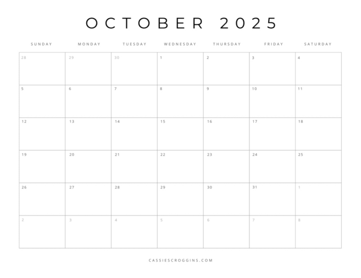 Free Printable 2025 Monthly Calendar with Holidays | Calendar 2025