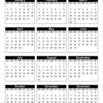 Free Printable 2025 Yearly Calendar – Diy Projects, Patterns | 2025 Annual Calendar Printable