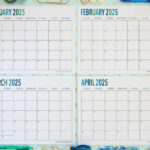 Free Printable Calendar 2025 | Free Organizing Printables | Printable Calendar 2025 January February March