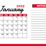 Free Printable January 2025 Calendar Template – Edit Online | January 2025 Calendar Printable Edit