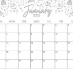 January 2025 Calendars   107 Free Printables | Printabulls | Cute January 2025 Calendar Printable