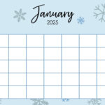 January 2025 Calendars   107 Free Printables | Printabulls | January 2025 Free Printable Calendar