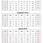 January And February 2025 Calendar | Two Months Calendar |  Calendar 2025