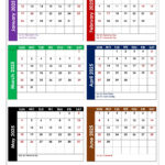 January To June 2025 Calendar Printable Pdf | Si Months Calendar | January 2025 To June 2025 Calendar Printable