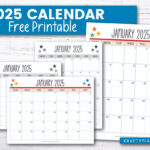 Printable 2025 Calendar To Plan Your Year — Krafty Planner | Large 2025 Calendar Printable