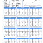 Printable Employee Attendance Calendar Template | 2025 Employee Attendance Calendar Printable Free Download