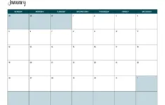 Printable January 2025 Calendars | Free Pdf Downloads | Calendar Printable January 2025