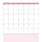 Printable January 2025 Calendars | Free Pdf Downloads | January 2025 Calendar Printable Pink