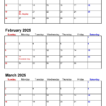 Quarterly Calendars 2025   Free Printable Pdf Templates |  Calendar 2025