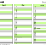 Quarterly Calendars 2025   Free Printable Word Templates |  Calendar 2025