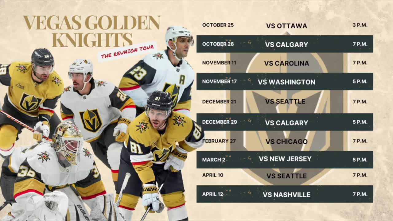 Vegas Golden Knights Release 2024-2025 Schedule | Calendar 2025