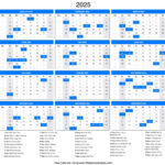 2025 Calendar | Calendar Of February From The 12Th Day To The 24Th 2025