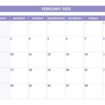 2025 Calendar With Week Numbers (Us And Iso Week Numbers) | February Calendar 2025 Numbers Printable