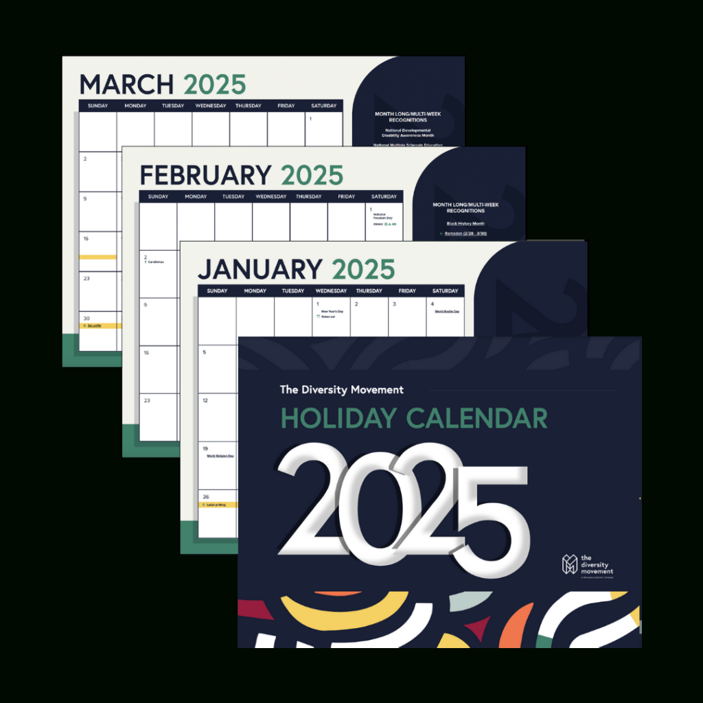 2025 Diversity Holidays Calendar - The Diversity Movement | February Diversity Calendar 2025