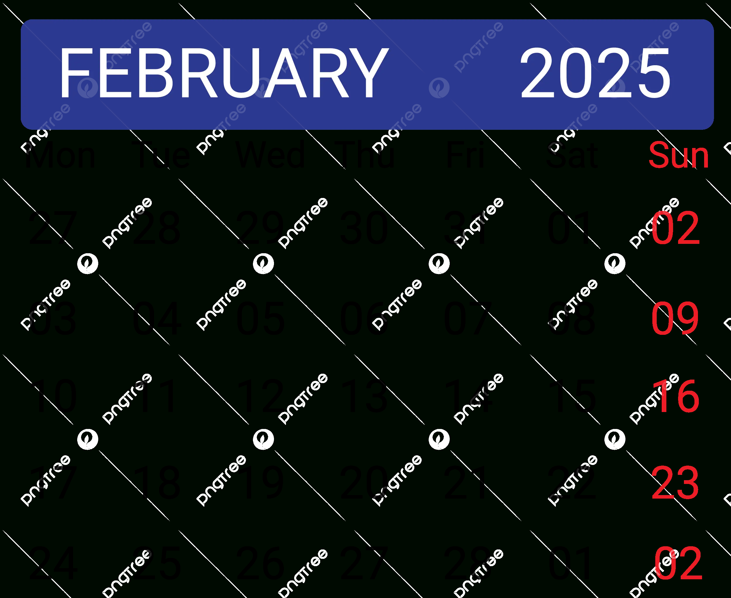 Calendar 2025 February Vector, February 2025, Calendar 2025, 2025 | Calendar 2024