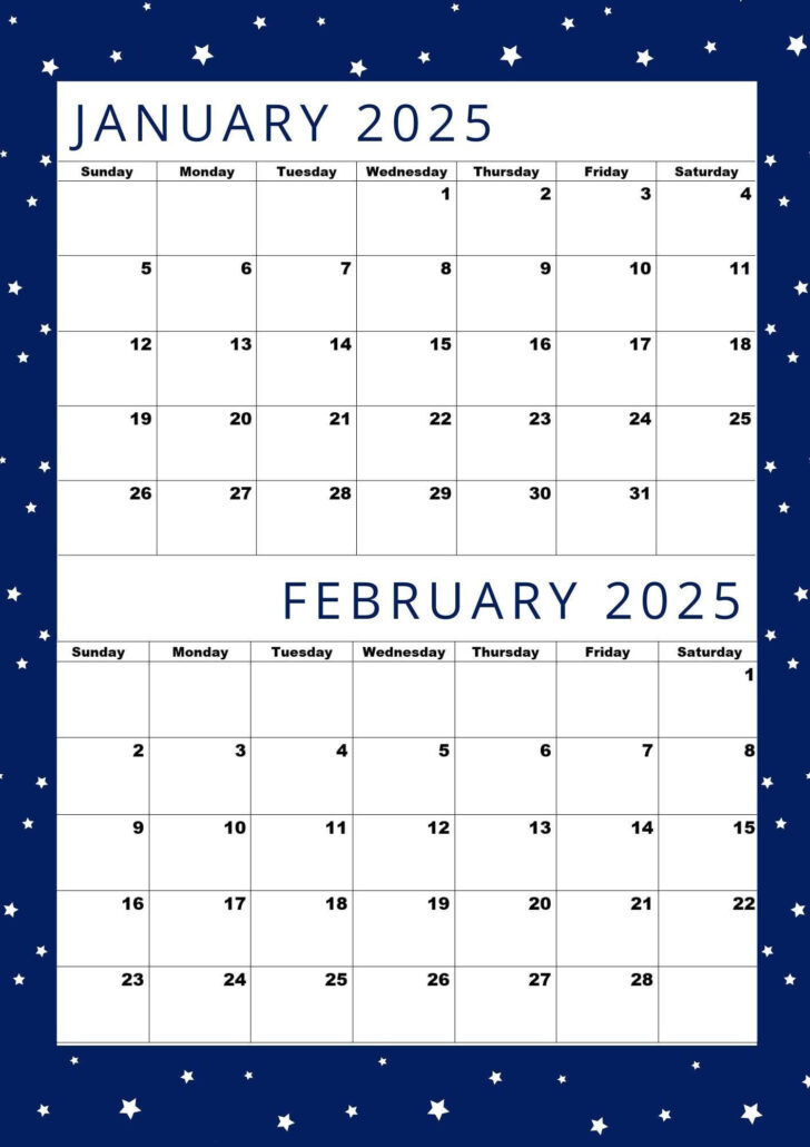 January February 2025 Calendar | Calendar 2024