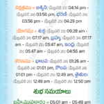 Chicago » February 24, 2023 Telugu Panchangam | Chicago Telugu Calendar 2025 February