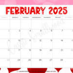 Cute 2025 Free Printable Monthly Calendars   Cassie Smallwood |  Calendar 2024