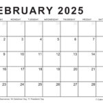 Editable Printable Calendars 2025   Typeable Pdf   Calendarkart | Editable Calendar February 2025