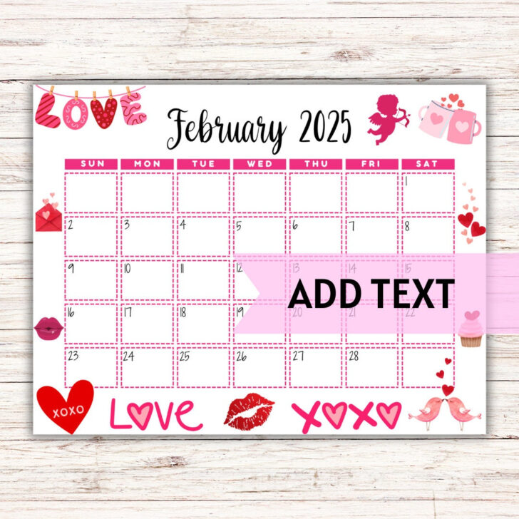 Calendar Ideas For February 2025 | Calendar 2024