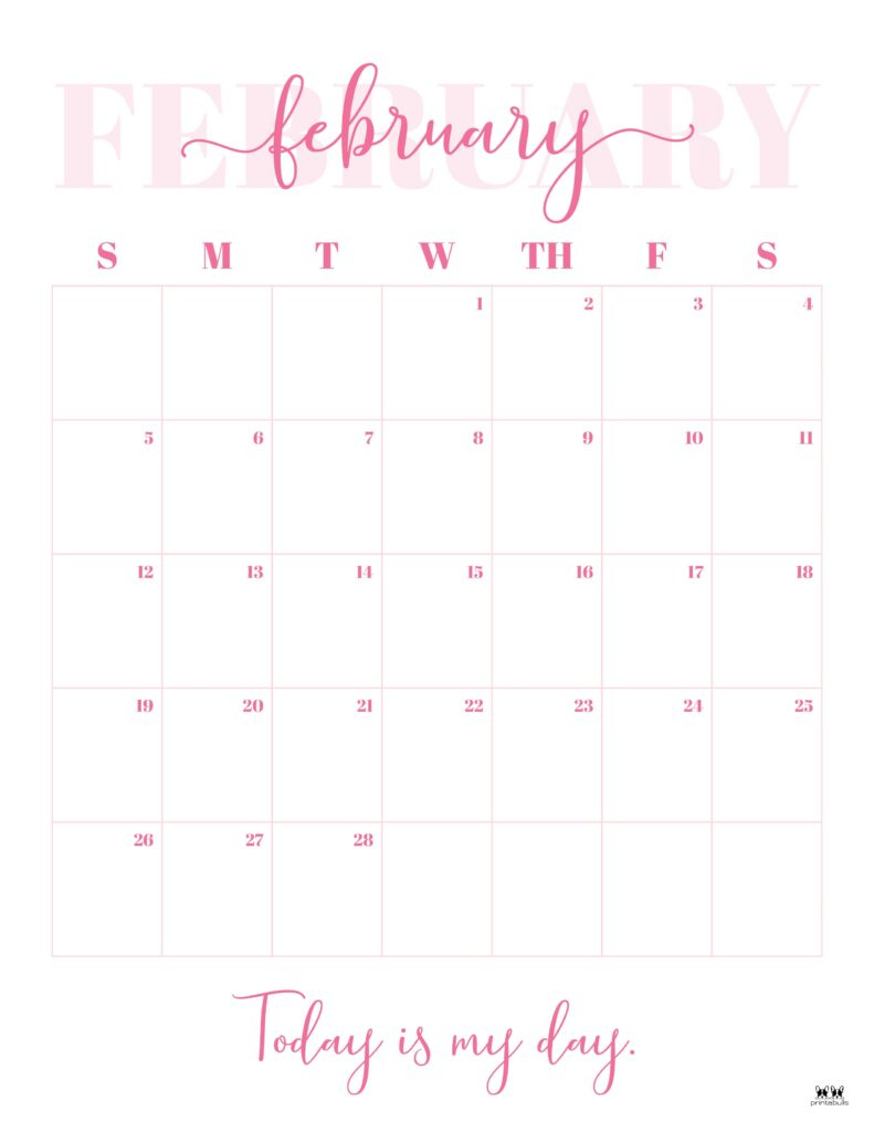 February 2023 Calendars - 50 Free Printables | Printabulls | Calendar 2024