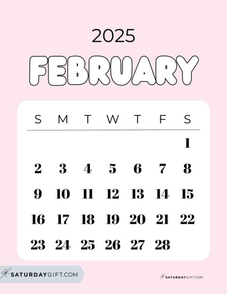 Cute February 2025 Calendar | Calendar 2024