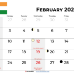 February 2025 Calendar India | 2025 Calendar February Month