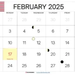 February 2025 Calendar With Holidays |  Calendar 2024