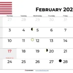 February 2025 Calendar With Holidays |  Calendar 2024