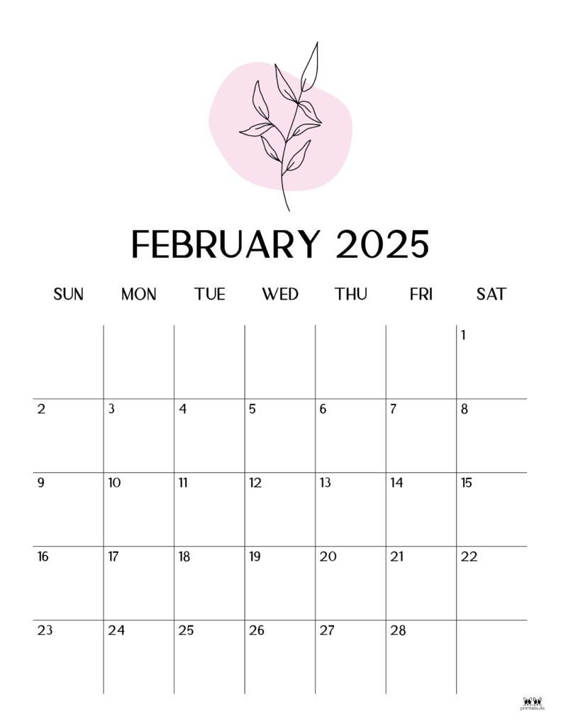 February 2025 Calendars - 107 Free Printables | Printabulls | Calendar 2024