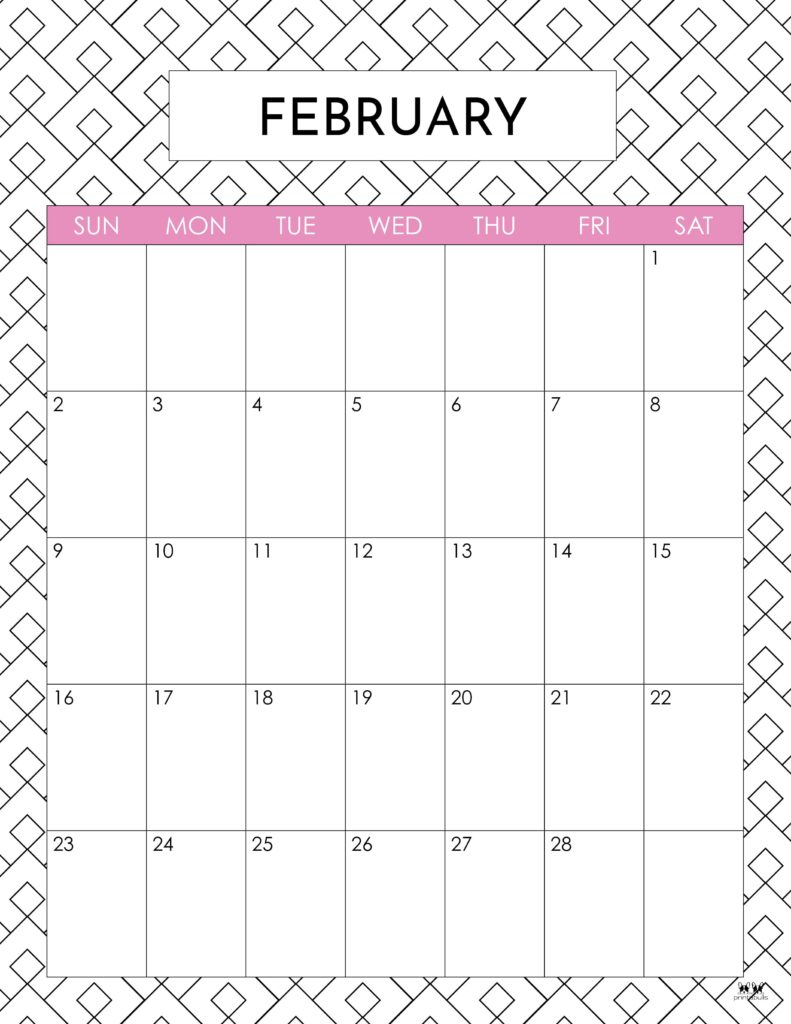 February 2025 Calendars - 107 Free Printables | Printabulls | Calendar 2024