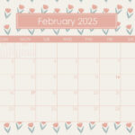 February 2025 Calendars   107 Free Printables | Printabulls | Cute February 2025 Calendar