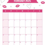 February 2025 Calendars   107 Free Printables | Printabulls | February 2025 Calendar Printable Vertical