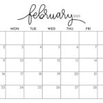 February 2025 Calendars   107 Free Printables | Printabulls | February 2025 Whiteboard Calendar Ideas