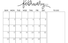 February 2025 Calendars – 107 Free Printables | Printabulls | February Month Calendar 2025