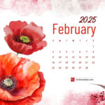 February 2025 Desktop Wallpaper Calendars | Entheosweb | February 2025 Desktop Calendar