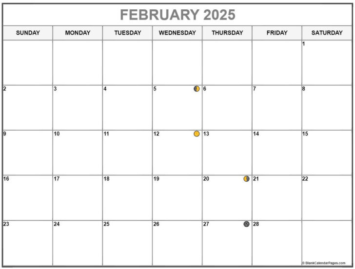 Lunar Calendar February 2025 | Calendar 2024