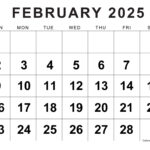 Free & Cute Printable February 2025 Calendar – Calendarkart |  Calendar 2024