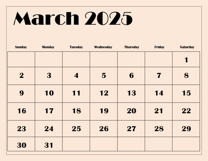 February March 2025 Calendar | Calendar 2024