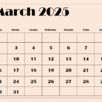 March 2025 Calendar Printable Pdf Template With Holidays | Calendar For February and March 2025