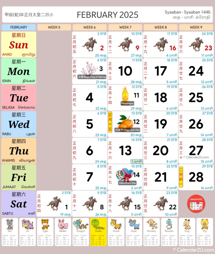 February 2025 Chinese Calendar | Calendar 2024