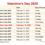 When Is Valentine'S Day 2025? | February 2025 Calendar Valentine&#039;s Day